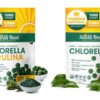 Version 1.0.0 Paquete de tabletas Spirulina y Chlorella Sunlit Best 1000 unidades