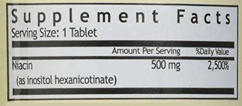 Paquete tabletas Windmill Niacina 500mg No Flush