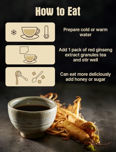Paquete té granulado ginseng coreano 50T 홍삼차 Oneinsam