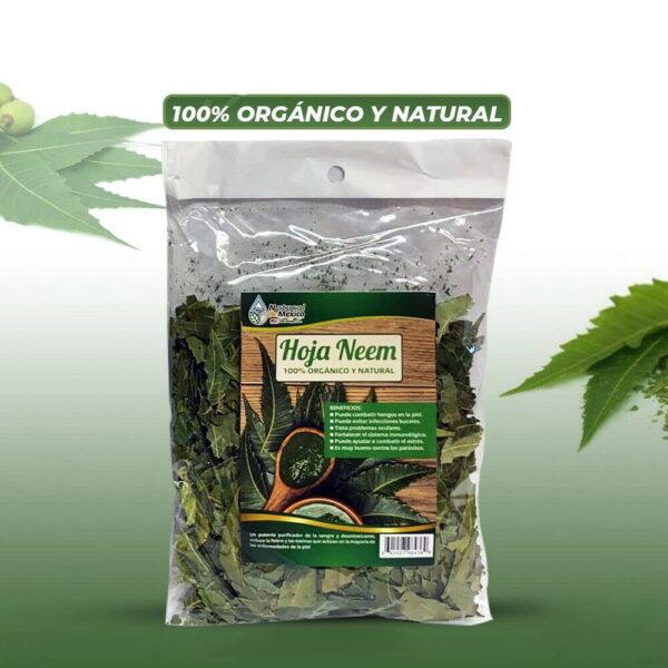 Paquete té hoja de neem herbal mexicano 113 gramos