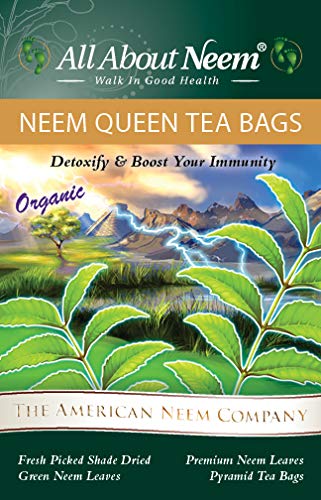 Paquete té Neem premium Queen sin cafeína 30 bolsitas