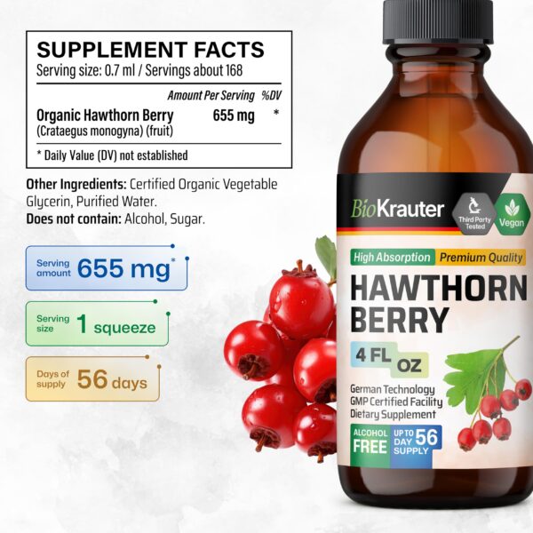 Version 1.0.0 Suplemento líquido de espino BIO KRAUTER apoyo salud general