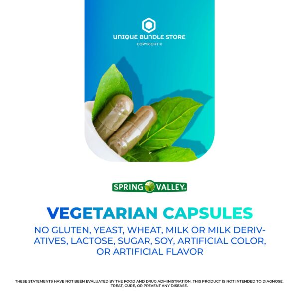 Paquete triple Ashwagandha Spring Valley 1300mg cápsulas vegetarianas