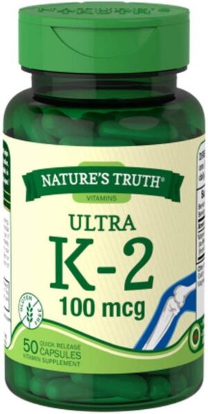 Paquete triple Nature's Truth Ultra Vitamina K-2 100 mcg 50 cápsulas