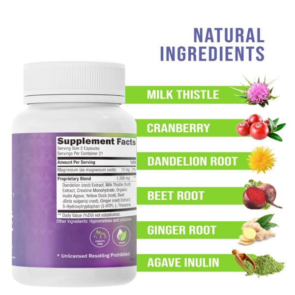 Paquete único Simple Detox Cleanse 42 cápsulas para detox total