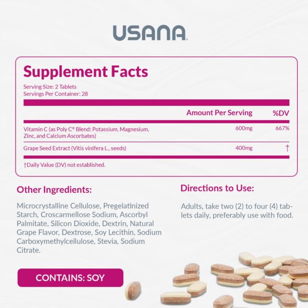 Paquete USANA Proflavanol C200 antioxidante avanzado