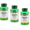 Paquete valor Nature's Bounty Biotina 5000 mcg 450 cápsulas blandas