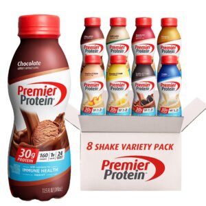 Version 1.0.0 Paquete variado 8 sabores batidos Premier Protein 30g proteína