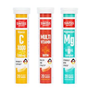 Caja frontal de Swiss Imports efervescentes 3-pack