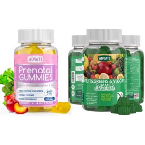 paquete vidavite gomitas prenatales sin azúcar