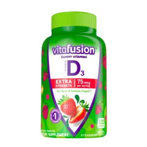 Gomitas Vitafusion vitamina D3 para soporte óseo e inmune