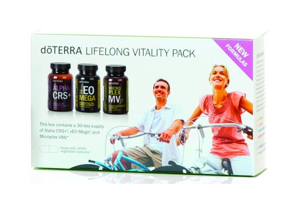 Paquete de Vitalidad doTERRA Alpha CRS+ xEO Mega Microplex VMz