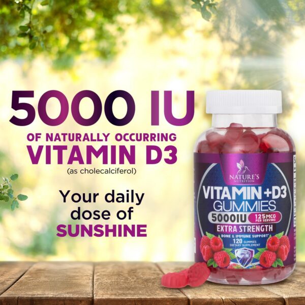 Paquete vitamina d3 support huesos dientes y músculos 120 gominolas