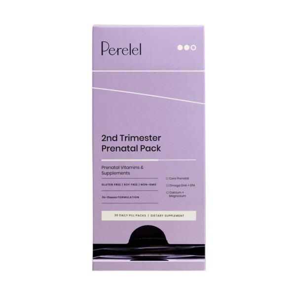 Paquete vitaminico prenatal segundo trimestre Perelel