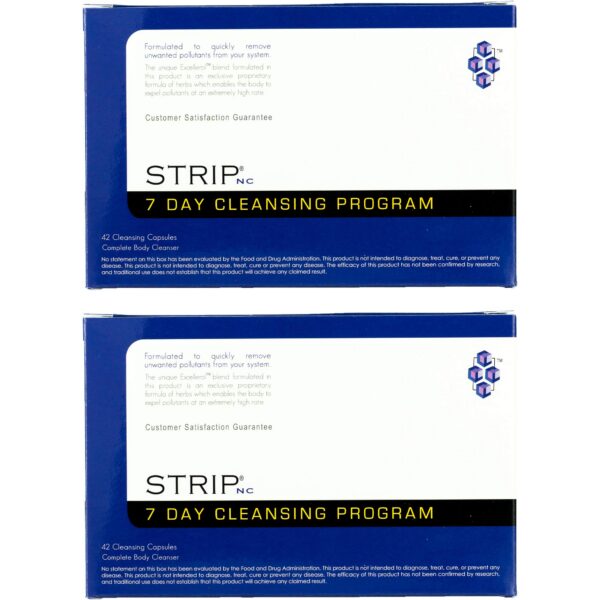 Paquete Wellgenix Strip detox 7 días con 42 cápsulas