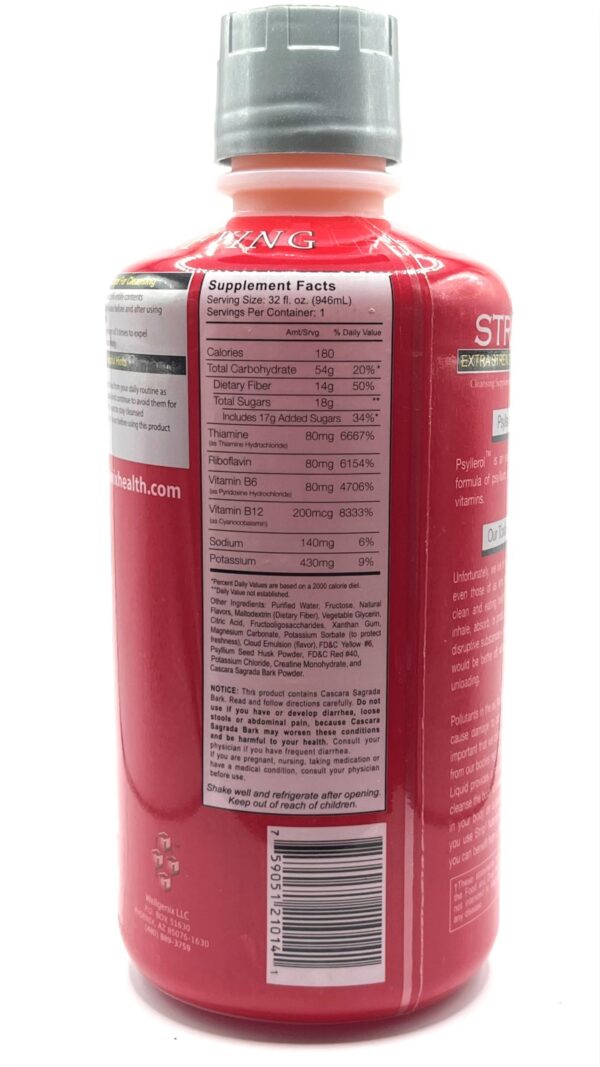 Version 1.0.0 Paquete Wellgenix Strip NC bebida herbal limpieza 32 onzas punch fruta