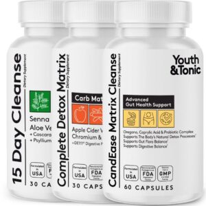 Version 1.0.0 Paquete Youth & Tonic kit detox limpieza de colon 15 días