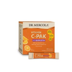 Paquetes efervescentes Vitamin C-Pak con quercetina Dr Mercola