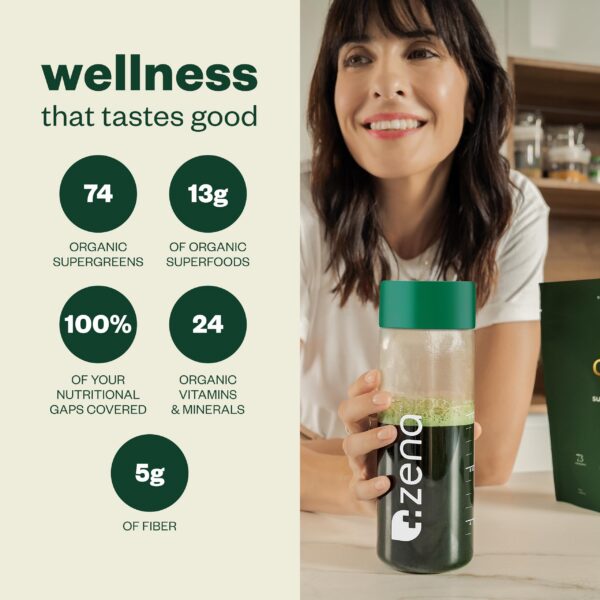 Paquetes de Super Greens Zena
