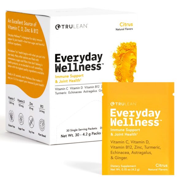 Version 1.0.0 Paquetes TRULEAN bienestar diario con vitamina c y cúrcuma