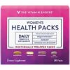 Paquetes diarios de vitaminas WomenaTMs para salud integral