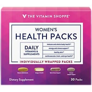 Paquetes diarios de vitaminas WomenaTMs para salud integral