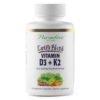 Paradise Herbs cápsulas vitamina D3 más K2 mezcla superalimentos