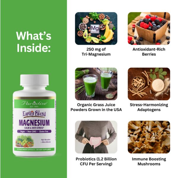 Cápsulas vegetales de magnesio glicinato