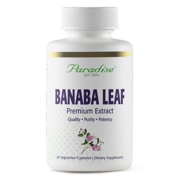 Paradise Herbs extracto concentrado hoja de banaba suplemento herbal