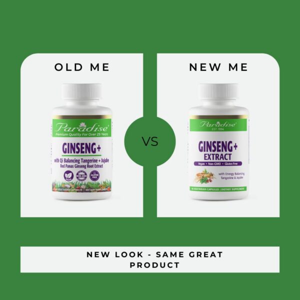 Cápsulas del extracto de ginseng Paradise Herbs