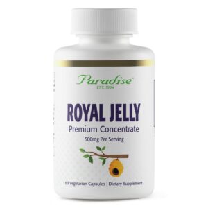 Version 1.0.0 Paradise Herbs Royal Jelly frasco y etiqueta