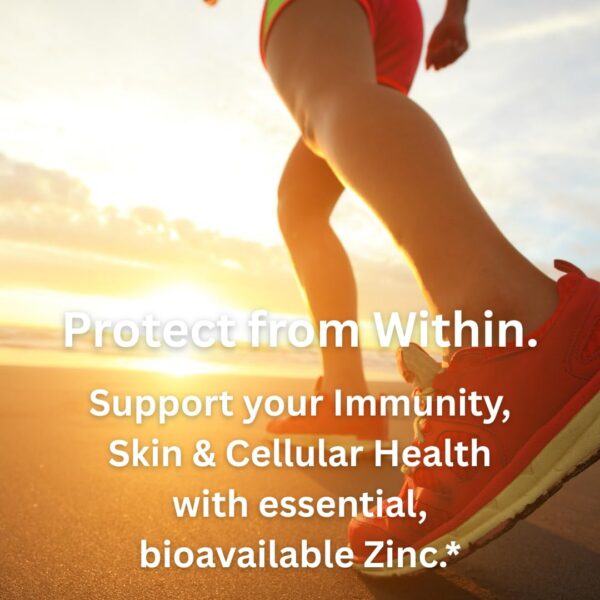 Etiqueta del envase Paradise Herbs Zinc