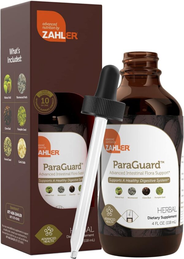 ParaGuard de Zahler botella suplemento salud intestinal