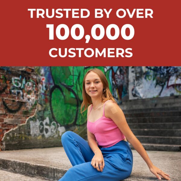 Parche adhesivo Viory B12 100% natural para uso diario