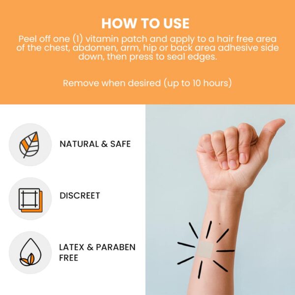 Parche para aplicación diaria fácil Veru Wellness Ashwagandha