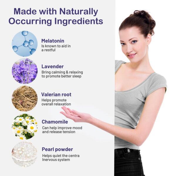 Parte trasera parche para dormir DEPOVTE hipoalergénico y ecológico