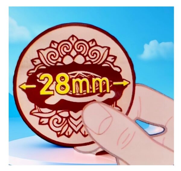 Parche de moneda para alivio de dolor y relajación