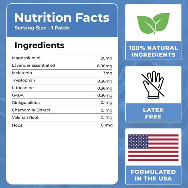 Parche natural para sueño cómodo y relajación MONIER