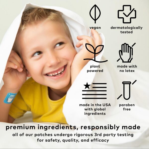 Parche para niños The Good Patch Nite Owl con ingredientes naturales seguros
