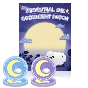 Parche para dormir DIWUMO color violeta aplicado en almohada