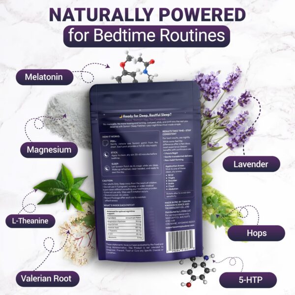 Parche para dormir Somni+ envase y presentación