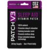 Parche Patch V3 para ayuda al sueño con melatonina y lavanda