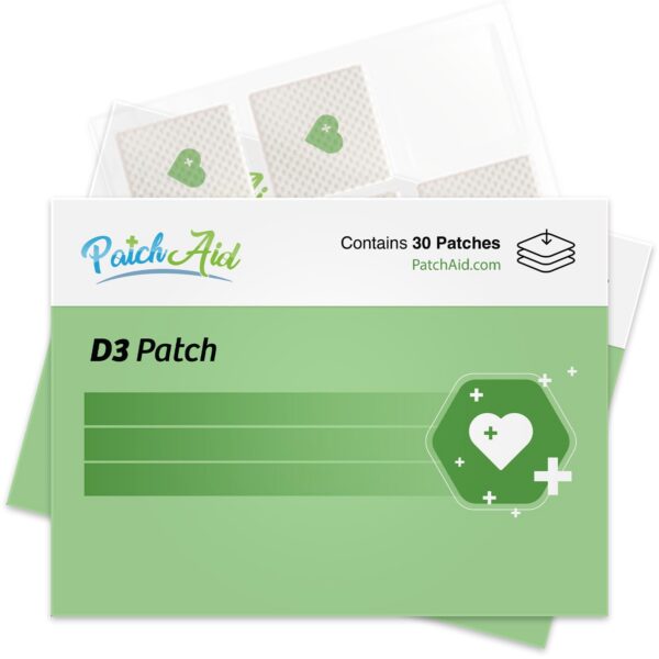 Version 1.0.0 Parche Tópico D3 PatchAid en empaque