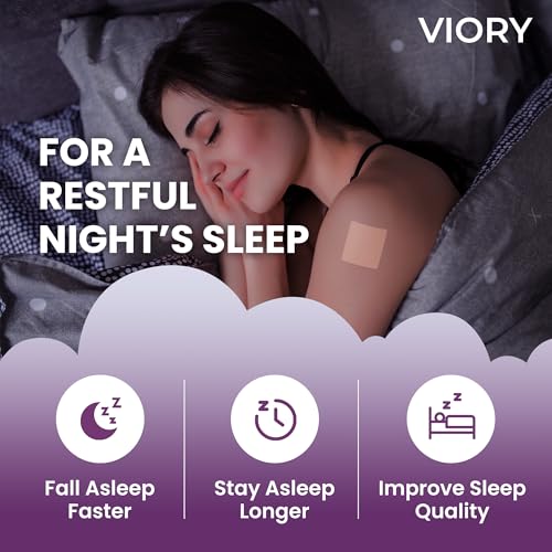 parche transdérmico para dormir melatonina viory uso fácil