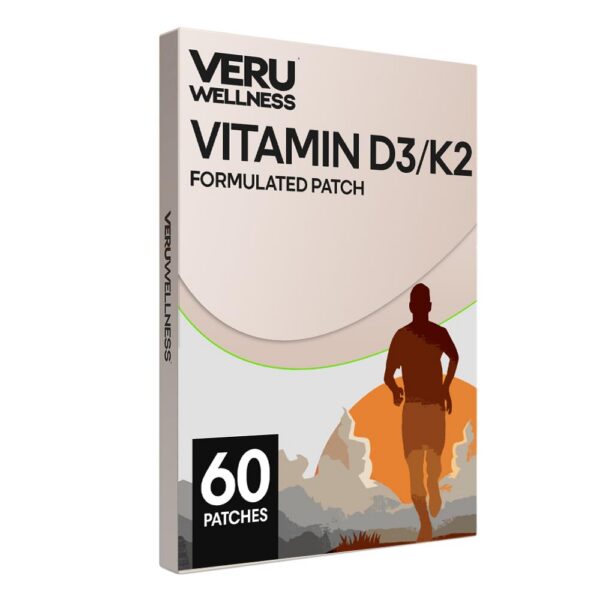 Parche Veru Wellness D3 K2 esencial paquete de 60 parches