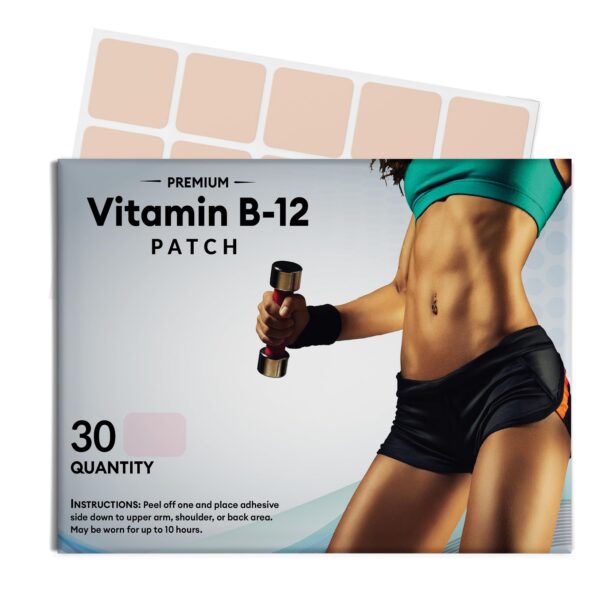 Parche vitamina B12 VitaPatch para energía frontal