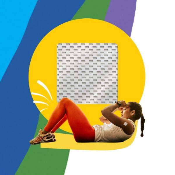 Parche XLPATCH colocado en piel