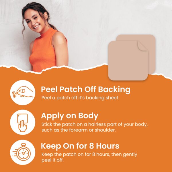 Parches de B12 paquete 60 unidades