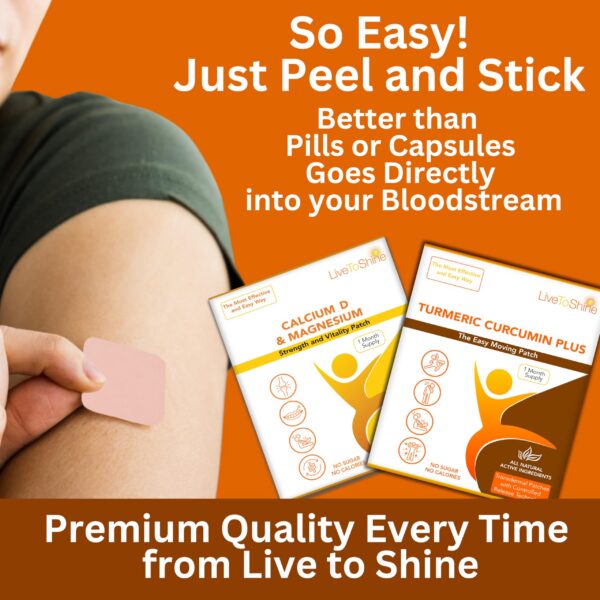 parches para fuerza y vitalidad live to shine