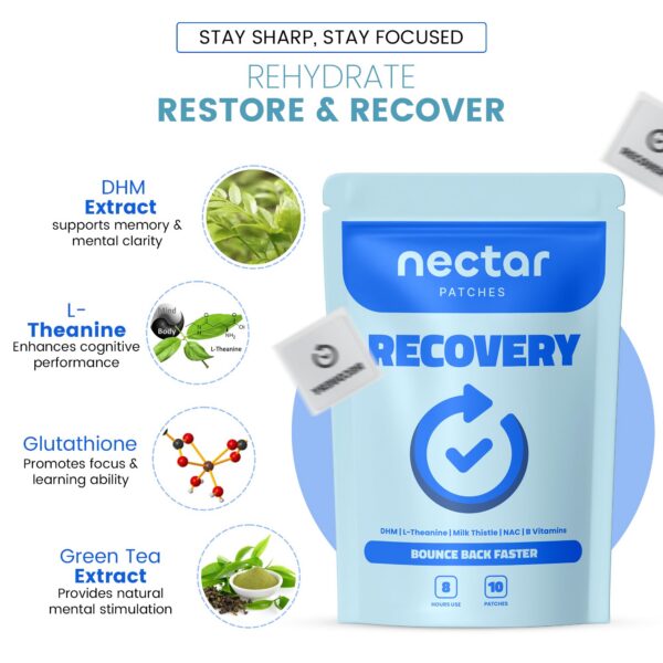 Paquete de parches naturales para hidratación y energía